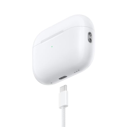 Image of Apple AirPods Pro 2nd Generation with Wireless MagSafe Charging Case (USB-C) with Apple 1 Year Limited Warranty (Classic)