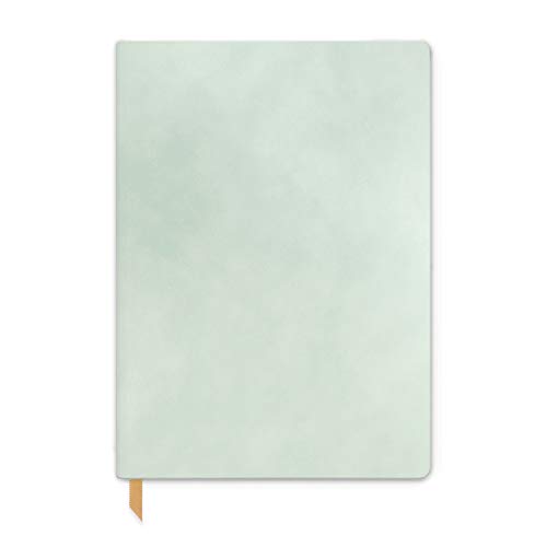 DesignWorks Ink Vegan Suede Flex Cover Journal, 5.75" x 8", Mint