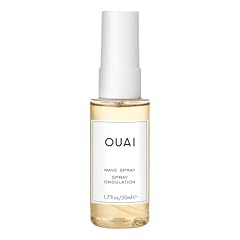 OUAI Wave Spray Travel Size - Coconut Oil & Rice Protein Texturizing Mist for Beach Waves, Volume & Shine - Paraben-Free, Safe for Color & Keratin-Treated Hair (1.7 fl oz)