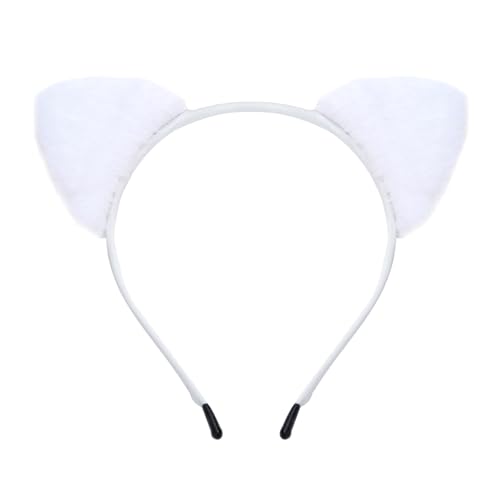 JOYFISCO Cat Ears Headband Furry Padded Cat Ear Headband Animal Cosplay Costume Headwear for Halloween Christmas Dress Up Theme Party