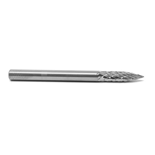 Fresa de carburo doble corte SG-43 1/8" x 3/8" miniatura 1