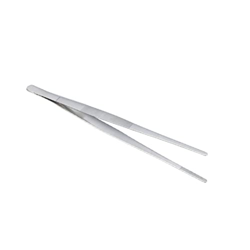 OUNONA 1pc Stainless Steel Food Tweezers Precision Clip for Steak BBQ and Kitchen Use Secure Grip for Serving Food and Cooking Tasks