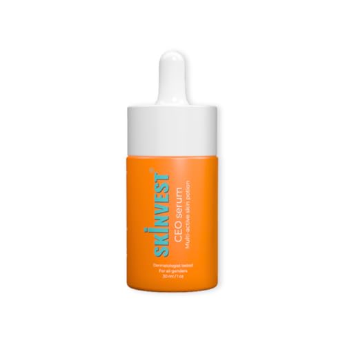 Skinvest CEO Multi-Active Serum | For all Skin type | Acne control, skin brightening, texture smoothing, hydration, and barrier repair 30ml