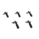 5PCS M3X27mm Lever Steering Linkage Tie Rod End Ball Head End with Screw and Nuts for RC Airplane Plane Helicopter Aircraft DIY Model Toy Parts (M3x27mm)