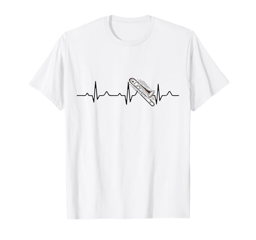 Música Trombón Músico trombón Heartbeat Trombón Camiseta