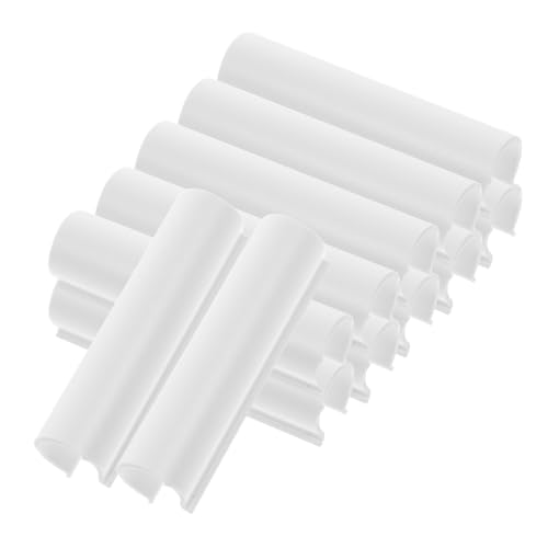 LIFKOME 20 Piezas Unidades Clips para Invernadero de Plástico Abs Resistentes la Accesorios para Fijar Redes y Películas Fáciles de Instalar y Multiusos para Jardín y Plantas