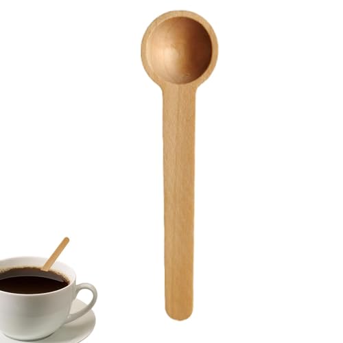 Shurzzesj Badesalzschaufel – Honig-Holzlöffel – wiederverwendbarer Süßigkeitenlöffel, Teelöffel Servierutensilien für Honig, Dessert, Vorspeisen, Kaffee, Tee