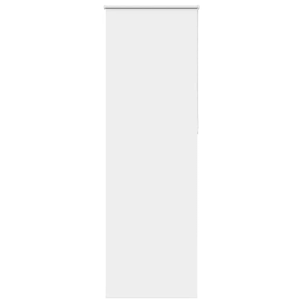 Vidaxl White Roller Blind Blackout 65X210 Cm Fabric Width 60.7 Cm Polyester, Day And Night Blind, Kitchen Blind, Blackout Roller Shade, Blackout Blind