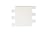 Daltile SimplyStick Mosaix 2" x 4" Limestone Peel and Stick Bevel Mosaic in Chenille White for Walls and Backsplashes | (12 PC Per Carton) (11.64 SQFT Per Carton)
