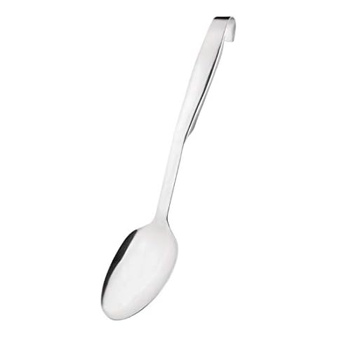 Vogue Stainless Steel Serving Spoon with Hook Cover