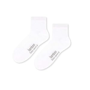 STEVEN Chaussettes Basses En Bambou Pour Hommes Pour Les Occasions Formelles Et Le Quotidien, Couleurs: Blanc, Gris, Bleu Marine, Noir, Deux Tailles : UK8.5-10(EU41-43),UK10-11.5 (EU44-46), 1 paire