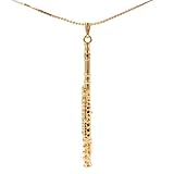 Flute Necklace - Gold