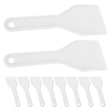 SOLUSTRE 10 Stück Wiederverwendbare Eiskratzer aus Weißem Pp für Kühlschrank und Gefrierschrank Gefrierschrank Abtauwerkzeug zum Schnellen Entfernen von EIS und Frost