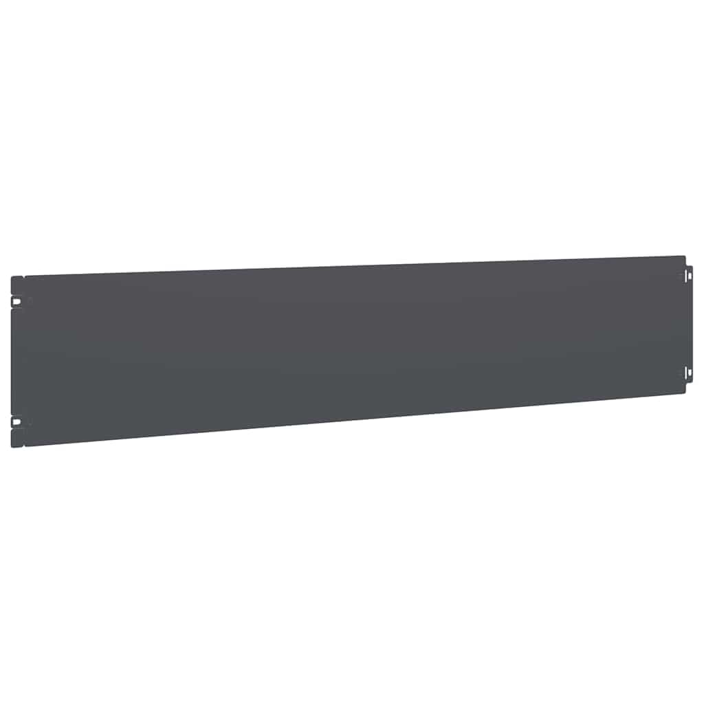 Krawędzie trawnikowe antracytowe ze stali walcowanej na zimno, 20 x 103 cm, 30 sztuk, obramowanie rabatek z systemem wtykowym, do ochrony krawędzi i ochrony krawędzi w ogrodzie przed domem