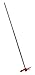 ION TOOL Paint Mixer, 15in length, 2.5in mixing head