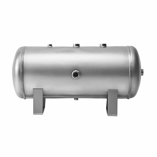 Réservoir d'air haute pression en acier inoxydable 304 avec raccords – Compresseur d'air de grande capacité pour stocker le gaz et stabiliser la pression...