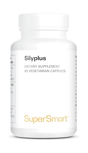 SilyPlus - Silimarina 10x Plus assorbibile dal cardo mariano - Contribuisce alla salute del fegato - Aiuta a la salute dell'apparato digerente - Phytosome® e Siliphos™ brevettati - Vegano - Supersmart