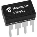 Microchip Technology, 93C66B-I/P, EEPROM - Serial-Microwire - 4Kbit (256 x 16) - 5V - 8-Pin PDIP - Tube (60 Item/s)