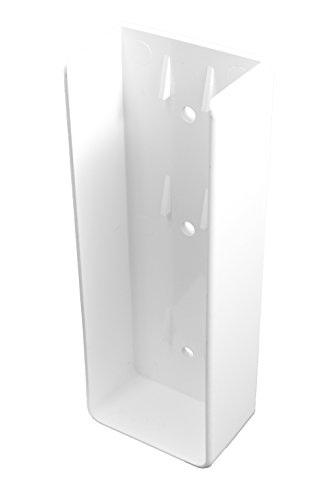 Weatherables Vinyl Fence U-Mount Bracket – U Brackets for Mounting on Vinyl Fencing, Made for 2in x 6in Inch Rail