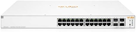 Aruba a Hewlett Packard Enterprise company Instant On 1930 24-Port Gb Ethernet 24xGE PoE (370W), 4X 1G/10G SFP+, L2+ Smart Switch US Cord (JL684A#ABA)