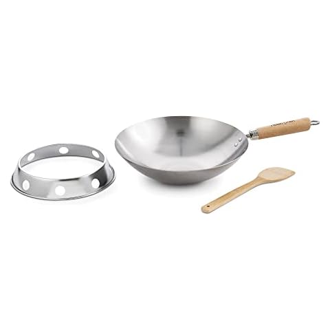 Helen's Asian Kitchen 12-Inch Wok Set Cover