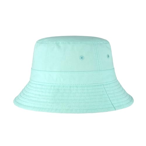Image of Hot Summer Bucket Hat Trendy Cotton Sun Cap for Beach Golf Fishing | Breathable cotton, fun outdoor vacation style, packable boonie design for men and women