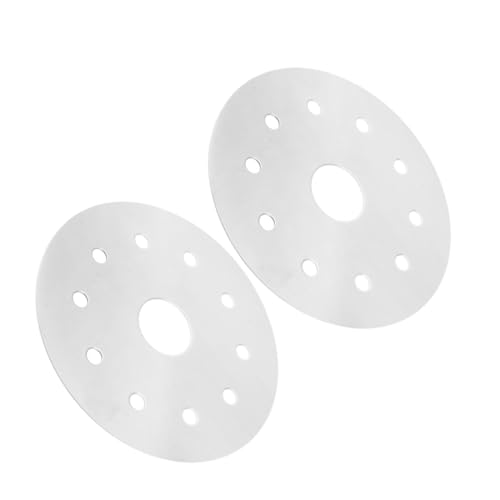 Mikikit 2 Piezas Placas Difusoras de Calor de Acero Inoxidable Unidades para Cocina Inducción y Cacerolas Adaptadores Conductores Térmicos Resistentes y Duraderos