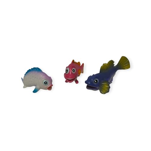 Image of Small Kids Sea & Wild Animal Toys Sets for Fun, Educational, Spark Imagination and Learning (Multi Choice Sets) (Fish) 12pcs
