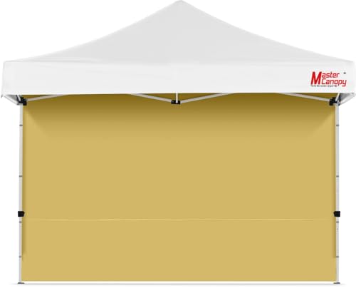 Image of MASTERCANOPY 12x12 Pop Up Canopy Sidewall Only 1-Pack Beige