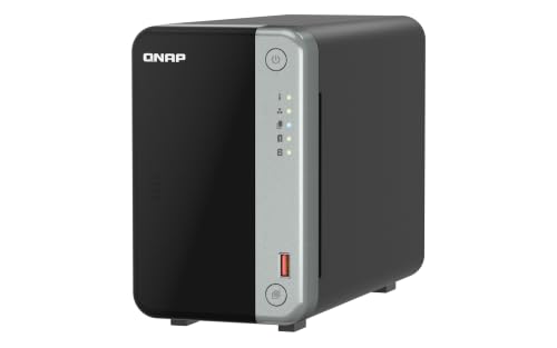 Image of QNAP TS-262A-4G 2-Bay Desktop NAS | Intel Celeron N5095 Quad-Core (up to 2.9 GHz), 2.5GbE, Dual M.2 SSD Slots, QTS