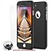 iPhone 7 Case,Lavince Full Body Protection Hard Slim Premium Cover[Dual Layer][Slim Fit] with Tempered Glass Screen Protector for iPhone 7 4.7inch(Black)