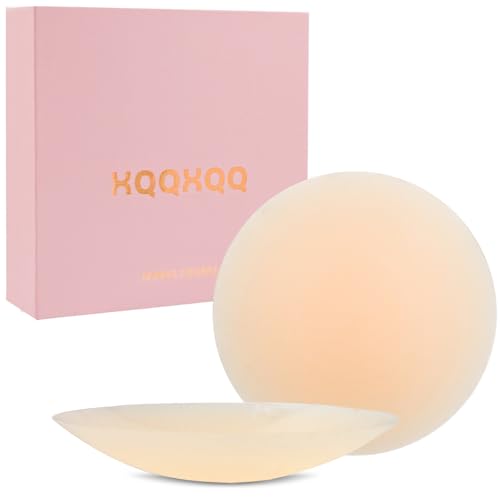 Sticky Nipple Covers for Women Silicone Breast Petals No Show Adhesive Reusable Push Up Pasties Nipple Cover with Lift