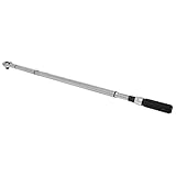 Skalen in Nm und lb.ft. Sealey STW907 Drehmomentschlüssel, 1,9 cm (3/4 Zoll), Mikrometer-Stil, 160–800 Nm, geeicht