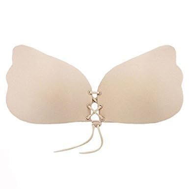 baboies Silicone Self Adhesive Magic Push Up Strapless Invisible Bra Pink-picture-45