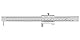ZLKSKER Parallel gekreuzter Messschieber 0–20 cm (0–8 Zoll) mit 2 Hartmetall-Reißnadeln/Nadeln, Edelstahl-Messschieber, Markierungslehre, Markierungswerkzeug