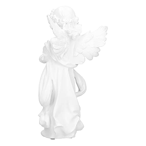 Mini estátua, ornamento de casa, estátua de anjo de resina, originalidade, artesanato de anjo, adere