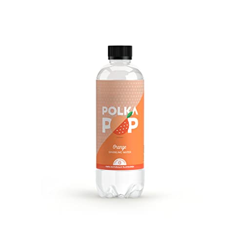 Image of POLKA POP Orange Naturally Flavoured Sparkling Water (Single Bottle, 300ml)