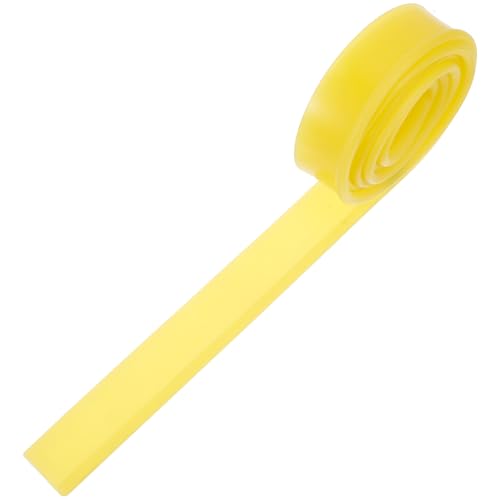 Cabilock Tira Limpiaparabrisas de Silicona Flexible de 105 Cm, Escobilla de Goma para Vidrio Amarilla, Accesorio Multiusos para Limpieza de Ventanas, Espejos y Azulejos Hogar