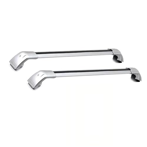 Barres de toit Tucson NX4 galerie en alliage d'aluminium argent