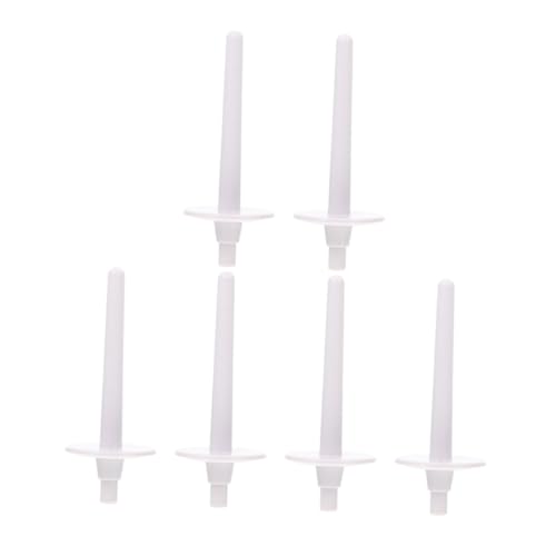 EPIGEIST 6 piezas Husillo Plástico para Máquina Coser Eje Portacarrete Repuesto Accesorio Ligero y Duradero para Enrollado de Compatible con Máquinas de Coser Domésticas y Bordadoras