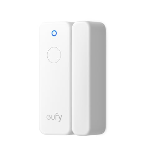 eufy Tür‑/Fenstersensor E20, beidseitige Erkennung, praktische Deaktivierungstaste, 5 Jahre Batterie, große Funkreichweite, erfordert eine EU-Version von HomeBase 2, 3, Mini oder Pro