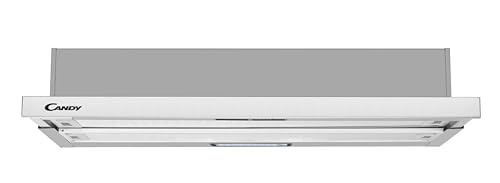 Candy CBT9240/3X, Campana Telescópica 90 CM, 3 Niveles de Potencia, 329M3/H, Panel Aluminio...