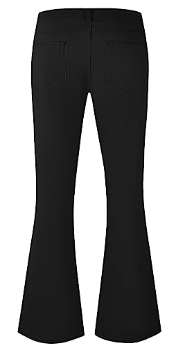 70SFUSION Men's Relaxed Fit Vintage Jeans, Classic 70s Style Bell Bottom Denim Pants3