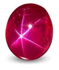 GEMSTONE Original Star Ruby Gemstone Certified By Lab Pink For Men Women.