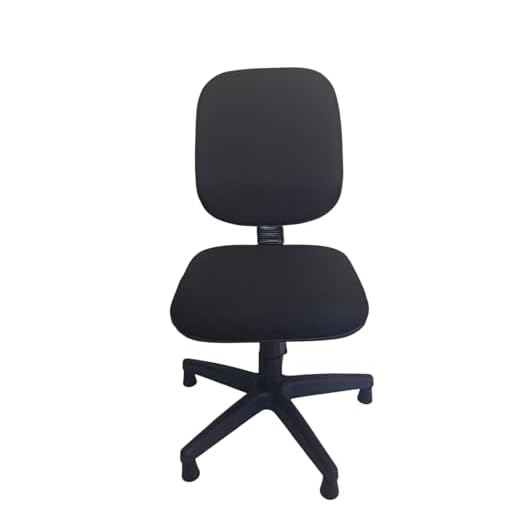 DVL OFFICE, Cadeira Costureira e Bancada Diretor Tecido NR17 Cores Disponíveis:Cinza