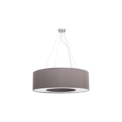 Colgante Haiti de 4 luces E27 en acabado cromo y topo regulable para techo 2