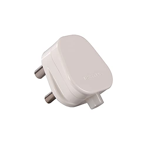 Havells 16A 3 Pin Plug Top 240V (White) (AHLGXXW163-Pk1)
