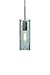 Besa 1JT-JUNI10BL-EDIL-BR Transitional One Light Pendant from Juni Collection in Bronze / Dark Finish, 3.50 inches