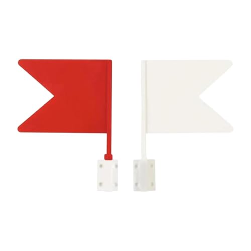 CAQYPVH 2Pcs Direction Flags Red White Longeing Equipment Gaming Horse Riding Flags