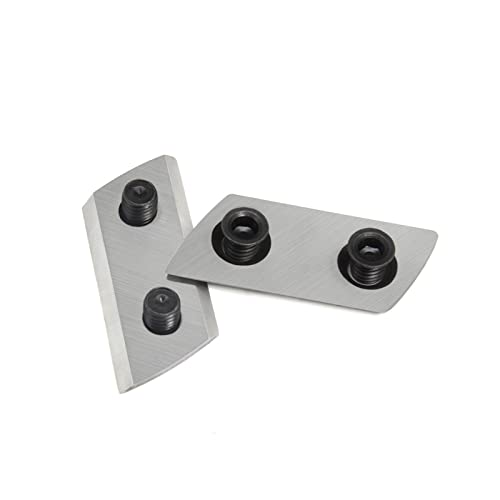 1 Pair Wood Chipper Blades Garden Shredder Knives Replacement Double Sided Cutting Tools For Sun Joe Cj601E Earthwise Gs70015 #TOP1